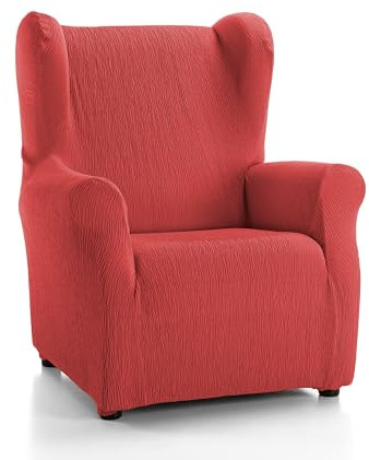 Martina Home Emilia Bezug für Ohrensessel, Polyester Baumwolle, rot