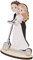 Figura Madera Novios Patinete eléctrico Pop&Fun 19cm.