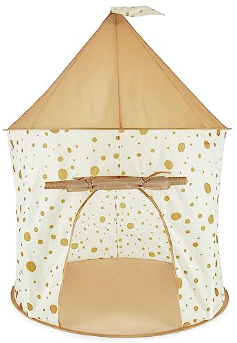 Bieco Tienda Infantil para Interior Pop Up Dots | Princesa | Tienda de campaña para niños | Tienda de campaña para niñas | Princess Tent | Piscina de Bolas | Tienda Infantil para niñas