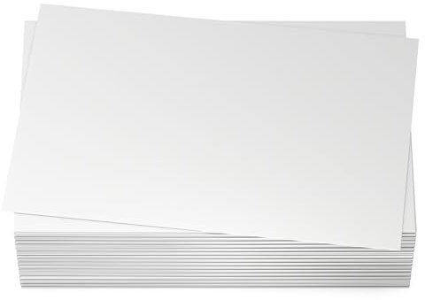 Leere A6-Postkarten-Set für Do-it-Yourself-Projekte, gestalten Sie Ihre eigene Vorder- und Rückseite, leere Postkartengeschenke für Schüler, Lehrer, Eltern, Kinder, 148 mm x 105 mm, weiße