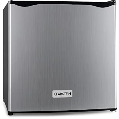 Klarstein Congelador Pequeño Vertical Portatil, Mini Congelador Silencioso Casa y Oficina, Congeladores Capacidad 35 l. con Cajón, Eficiencia Energética, Estante, Departamento Hielos y Rascador