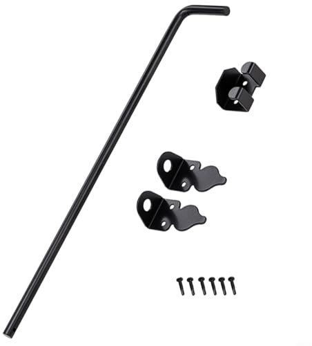 Stahltor Bodenriegel für Holz, PVC, Vinyl, Metall, Zäune Türbeschläge Torschlossriegel Bodenschieber Sektionaltor