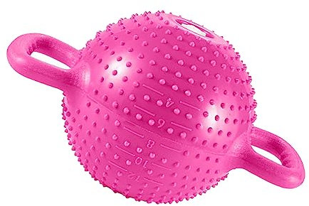 CORHAD 1stück Wassergeladene Kettlebells Verstellbare Gewichte Für Fitness Und Yoga Tragbar Mit Rutschfestem Doppelgriff Für Massage Und Training Rosy