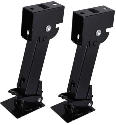 ifundom Martinetto Stabilizzatore per Rimorchio Camper 2 Pezzi, Supporto Robusto per Parcheggio e Manutenzione, Accessorio Sicurezza per Camper e Rimorchi in Spazi Ristretti
