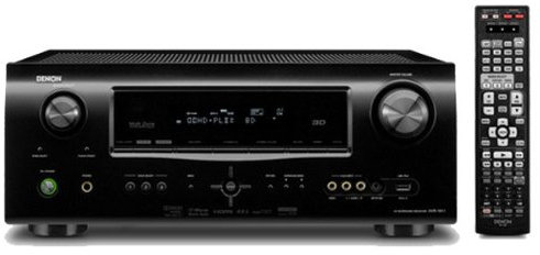 Denon AVR-1911 - Receptor AV (7.1, 0.8 %, 24-bit/96kHz, 24-bit/192kHz, 100 Db, 10 - 100000 Hz) Negro