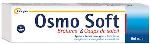 OSMOSOFT - Brûlures et Coups de soleil - Apaise, Réduit la rougeur et Réhydrate - Dès 1 an - Gel - 150 g