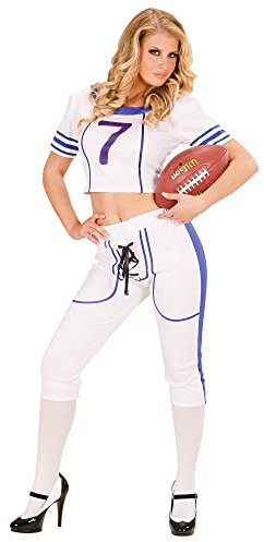 W WIDMANN MILANO Party Fashion - Kostüm American Football Girl, Top und Hose, Mottoparty, Karneval