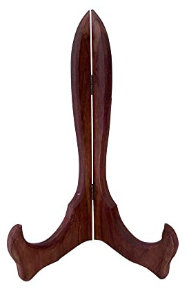 25 cm, supporto per piatti da collezione in legno, per piatti da collezione, cavalletti, supporti per piatti, immagini, decorazione per matrimoni, casa, tavoli di compleanno, adatto per piatti da 8 e
