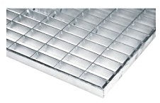 ID Opaco 4060_l Griglia in Metallo-Tappeto Zerbino in Acciaio galvanizzato, Colore: Grigio, 60 x 40 x 2 cm
