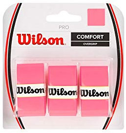 Wilson Griffbänder Comfort Pro Overgrip 3er Pack, Pink, Standard