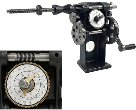 KATSU Compteur Enrouleur Double Bobine Manuel Transformateur d'Enroulement de Moteur de Câblage Cuivre avec le Compteur Mécanique Comptant 990723A