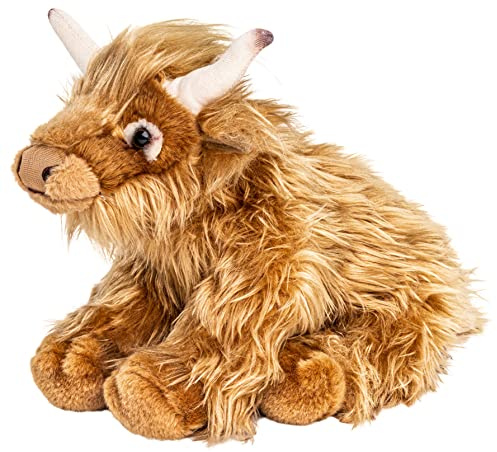 Uni-Toys - Schottisches Hochlandrind - 25 cm (Länge) - Plüsch-Rind - Plüschtier, Kuscheltier
