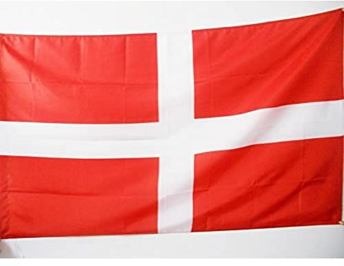 AZ FLAG Drapeau Ordre Saint-Jean de Jérusalem 150x90 cm Fourreau | Usage intérieur et extérieur Drapeau décoratif de l'ordre de Malte coutures doubles et bords renforcés avec fourreau pour mât
