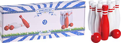 Unbekannt Bowling-Spiel 12-teilig 23 cm