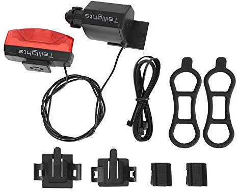 Nimoa Luz Trasera magnética para Bicicleta, luz Trasera de inducción magnética autogenerada para Bicicleta de montaña, luz de Advertencia para Ciclismo