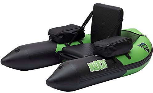 Madcat 180x120cm FPR Belly Boat - Bellyboot für E-Motor, Bellyboat zum Spinnfischen, Vertikalangeln & Klopfen auf Wels, Angelboot zum Raubfischangeln