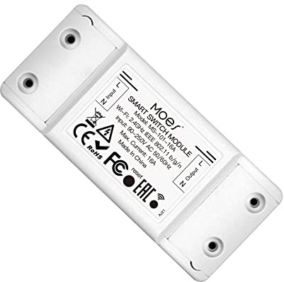 MOES DIY WiFi Smart Light Switch Module 16A Universal Breaker, Timer Wireless Remote Control, Works with Alexa Google Home Smart Home