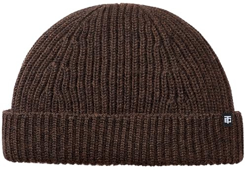 Enter the Complex® Kurze Fisherman Beanie, Docker Mütze, Herren und Damen, Trawler Beanie, 100% Merino Wolle, Rollmütze