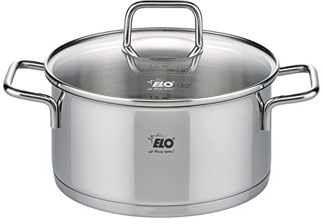 ELO Bratentopf CITRIN (D 20 cm) D 20 cm silber Topf Universaltopf Suppentopf Kochtopf