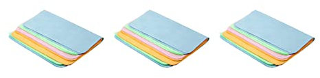 Censous Lot de 15 chiffons de nettoyage en fibre de chamois pour lunettes de vue