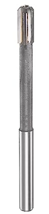 sourcing map Hartmetall Reibahle 6.8 mm, 4 Schneidig, H8/H7 Genauigkeit, Sandstrahlbeschichtung Maschinenreibahle für Metall Holz Loch Reiben, Gerade Nut Hochgeschwindigkeitsstahl Werkzeug