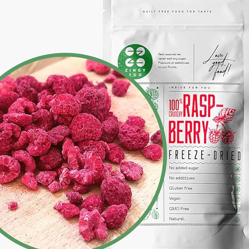 Framboise Lyophilisée Entier Avec Des Morceaux Cassés | Naturel Framboises Séchées | Fruits Seches Lyophilisateur | Fruits Secs Fruits Raspberry Freeze Dried | Gefriergetrocknete Himbeeren