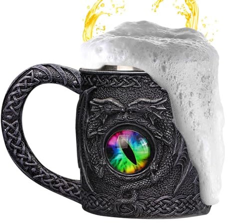 Dragon Coffee Mug Stainless Steel Dragon's Eye