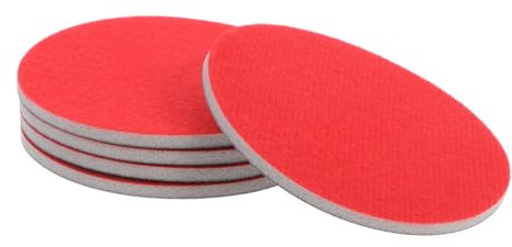 iplusmile 5pezzi Spugne Abrasive Per Auto Lucidatura e Levigatura Bagnato e Asciutto Resistente e Facile Usare