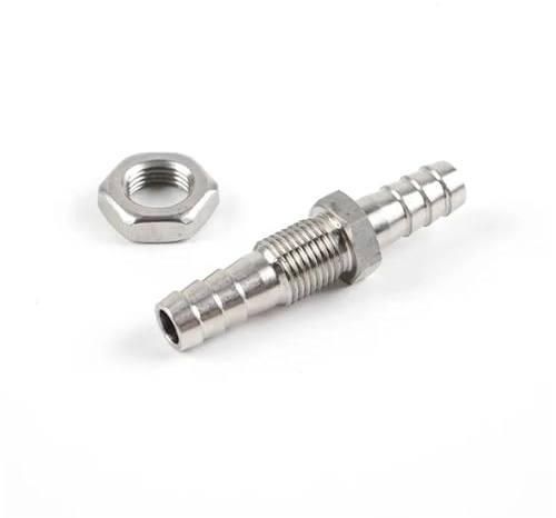 High Pressure 2 2.5 3 4 5 6 7 8 9 10 11 12 13 14 15 16 17 18 19 20 22 25 30 32mm Hose Barb Bulkhead 304 Stainless Pipe Fitting 1Pcs(19mm)