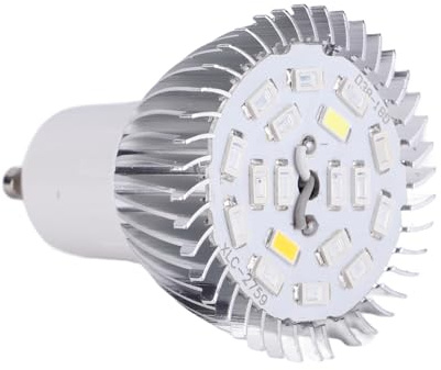 Xixian 18 W 18 LED-Vollspektrum-LED-Wachstumsglühbirne mit Aluminiumgehäuse für Innengarten, Blumenpflanzung, Familienbalkonsaat, Gewächshäuser und Mehr (GU10)