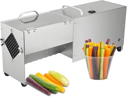 Coupe-frites automatique pour restaurants, en acier inoxydable, 100 kg/h, avec pieds antidérapants(10mm)