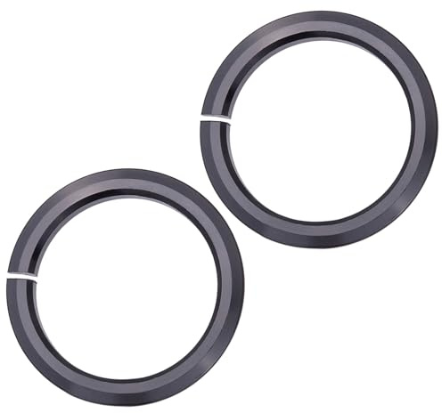LIXADA A2 Stycken Cykelheadset Nedre Skal, Nedre Krona Racerbricka Gaffel Kon Konisk Gaffel Headset Bas Stålring för 1,5 Tum Ryggradsgaffel 52/54 Mm Ram Framrör