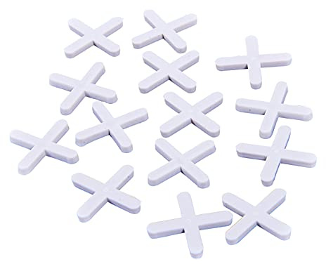 Amtech S4455 4mm Tile Spacers for Accurate Tile Positioning, 300 Pieces, Grout Over for a Professional Finish