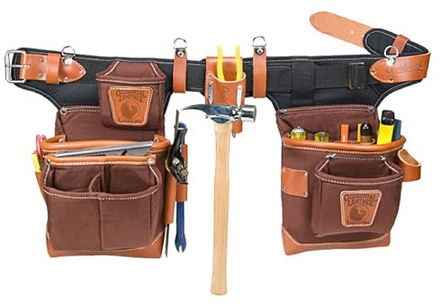 9855 Occidental Leder, Cafe, Zu Verstellen, Für Fett Lip Werkzeuggürtel Set