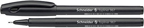 Schneider Topliner 967 Fineliner (Strichstärke 0,4 mm) 1 Stück schwarz, 9671