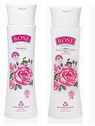 Aromatic Moisturising HAIR SHAMPOO + CONDITIONER with Bulgarian Rose oil 200ml