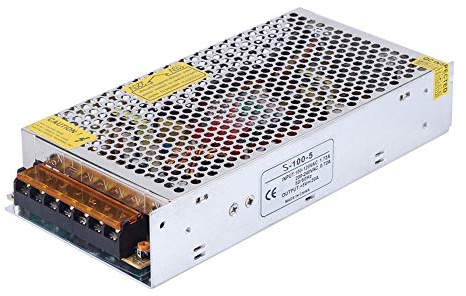 TASVICOO Alimentatore di rete 5 V 20 A 100 W trasformatore LED driver per fotocamera 2812 LED Strip Pixel Raspberry CCTV
