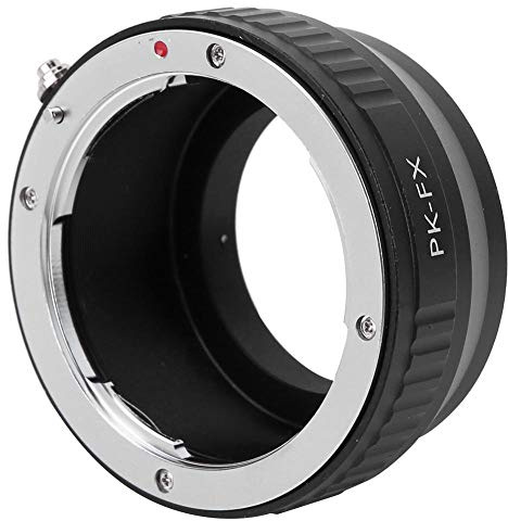 Bindpo Anneau Adaptateur de Monture d'objectif PK-FX,convertisseur de lentille Mise au Point Manuelle en Alliage d'aluminium pour Objectif PK pour Appareil Photo sans Miroir FX