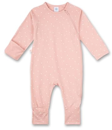Sanetta flickoverall rosa | Praktisk och bekväm sparkdräkt av ekologisk bomull för flickor. Baby overall bambu, bambu, Bambus