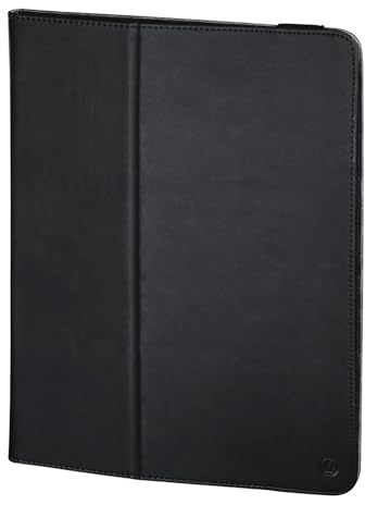 Hama Hülle für Tablets 24-28 cm, 9,5-11 Zoll (universelles Case für Tablets, größenverstellbar mit ausziehbaren Silikonecken und flexiblem Gummiband, Schutzhülle mit Standfunktion) schwarz