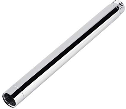 Rallonge de Tuyau de Douche Tube D'extension de Douche de 8 Pouces en Acier Inoxydable Rond 201 Tuyau de Douche en Acier Inoxydable Rallonge de Pommeau de Douche à Main Rallonge de Bras D'extension de