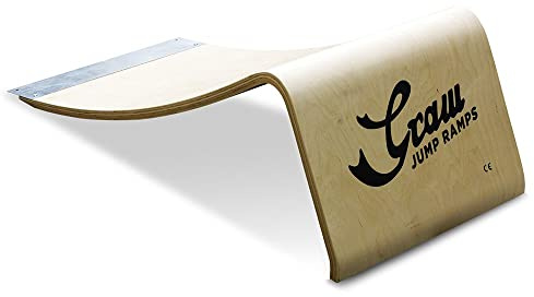 Graw Jump Ramps G35 PRO Rampa da Salto Professionale, Altezza 35 CM - per Skateboard, Monopattini, Pattini, RC e Altro