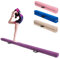 KOMFOTTEU Barra de Equilibrio Plegable de 210 cm, Viga de Equilibrio portátil con Asas de Transporte, Barra de Gimnasia Artistica para Niños, Carga de 70 kg (Violeta)