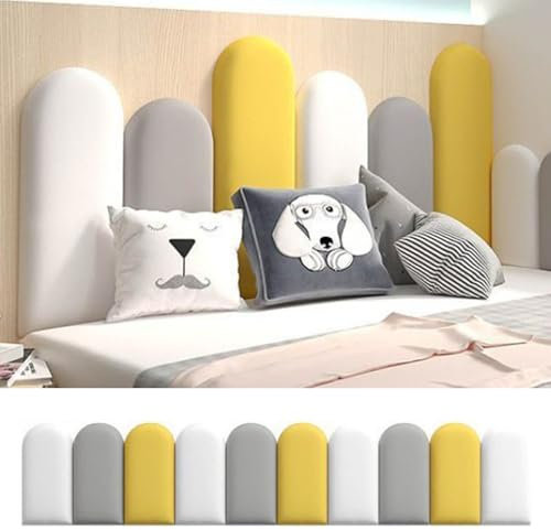 YSZBD Softwalls Wandkissen Leder、Wandpaneele Kopfteil Bett、Bett Kopfteil Gepolstert、BettrüCkwand Polster、Wandkissen Mit Befestigung(#2,200x40cm)