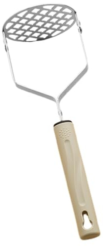 Poupangke Strumento per schiacciapatate, schiacciapatate a mano | Frantoio di frutta manuale in acciaio inossidabile,Utensile professionale per schiacciapatate, strumenti di produzione gastronomica da