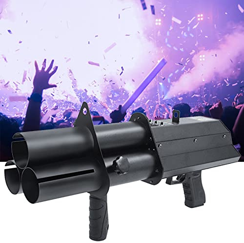 Cañón eléctrico de confeti para fiestas, clubes, bodas, lanzador de ambiente profesional inalámbrico