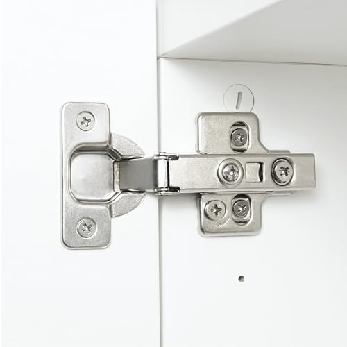 3D Scharnier Softclose passend für IKEA BESTA Tür mit Abdeckung - Einfache Montage und leicht einzustellen (12 Stück)