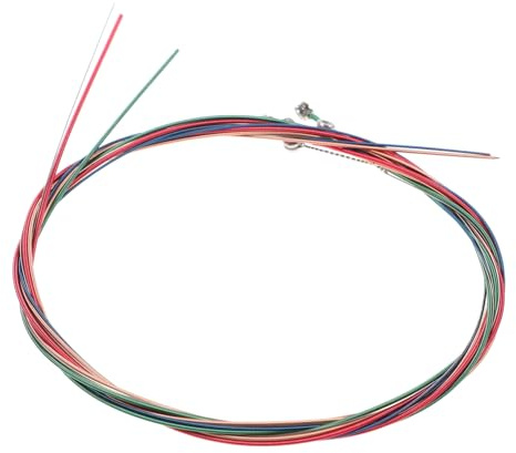 TOYANDONA 6stücke Pack Austauschbare Saiten Gitarren Metallgitarrensaiten als Ersatz Gitarrenzubehör für Instrumentensaiten