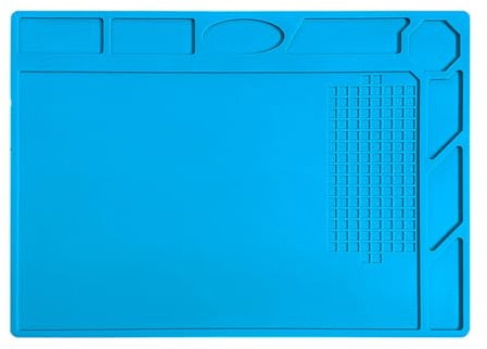 Soldering Station Mat Antistatic High Temperatures Resistance Silicone Work for Electronic Phone Laptop Soldering