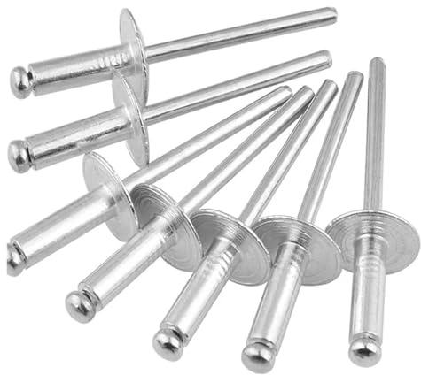 10/50 Stück Blindnieten mit großem Flansch, Sortimentskit aus Aluminium Kopf, for Kanalboote, Dekorationsbefestigungen lingli(10PCS,M4x16mm)
